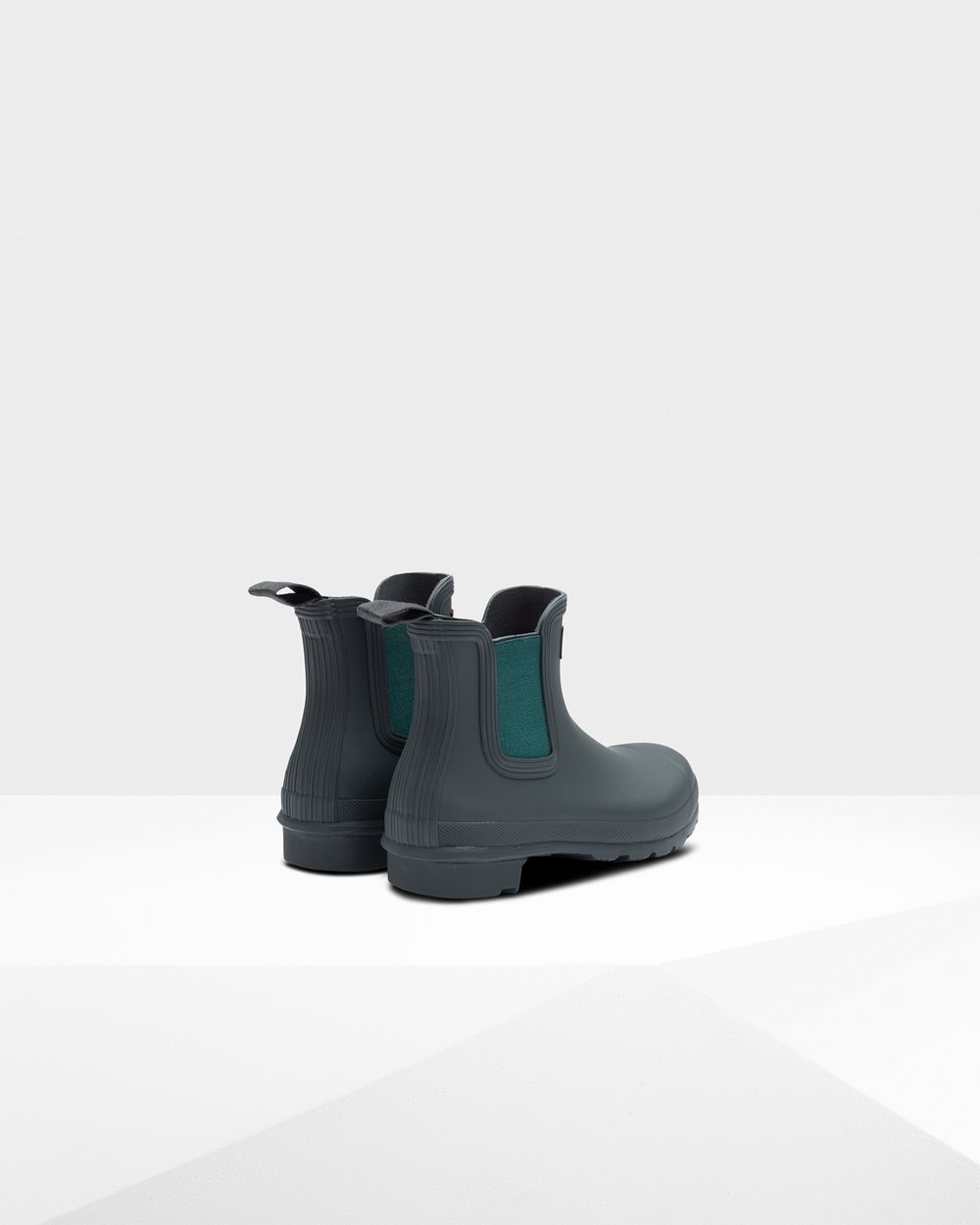 Womens Chelsea Boots - Hunter Original (93RQZMOKV) - Deep Green